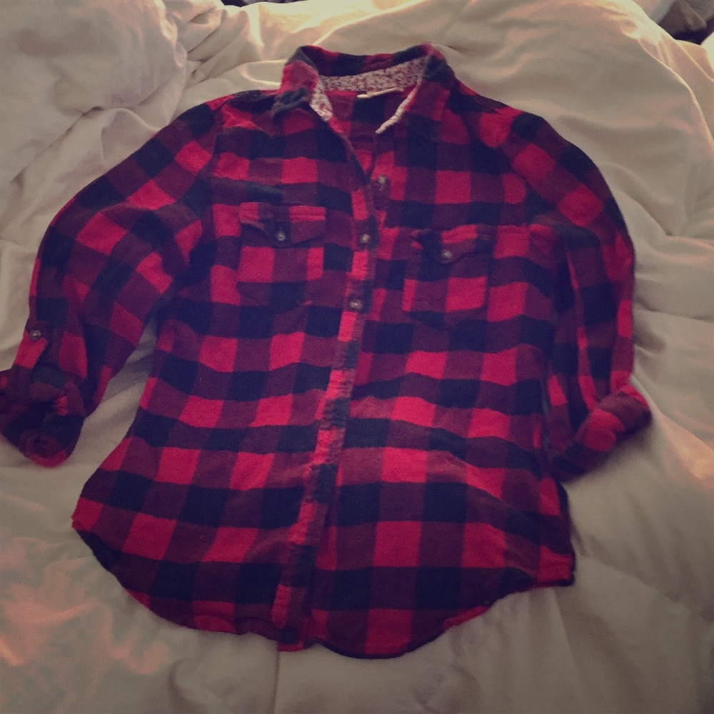 plaid shirt